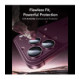 Raudona (Burgundy) kameros apsauga Apple iPhone 18 Pro / 18 Pro Max telefono kamerai "ESR Armorite Camera Protector"