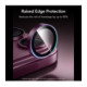 Raudona (Burgundy) kameros apsauga Apple iPhone 18 Pro / 18 Pro Max telefono kamerai "ESR Armorite Camera Protector"
