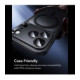 Juoda kameros apsauga Apple iPhone 18 Pro / 18 Pro Max telefono kamerai "ESR Armorite Camera Protector 2-Pack"