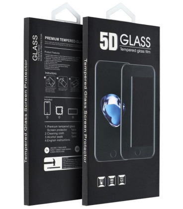 Juodas apsauginis grūdintas stiklas Google Pixel 9 Pro XL / 10 pro XL / 11 Pro XL telefonui "5D Full Glue"