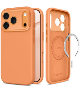 Oranžinis dėklas Apple iPhone 17 Pro / 18 Pro telefonui "Tech-Protect Uniq Magsafe CC"