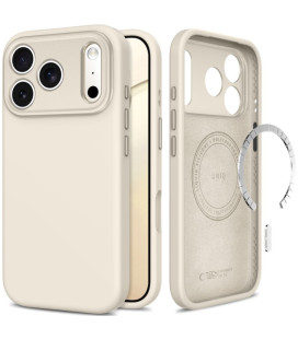 Pilkas (Titanium) dėklas Apple iPhone 17 Pro Max / 18 Pro Max telefonui "Tech-Protect Uniq Magsafe CC"