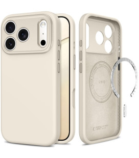 Pilkas (Titanium) dėklas Apple iPhone 17 Pro / 18 Pro telefonui "Tech-Protect Uniq Magsafe CC"
