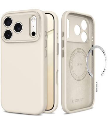 Pilkas (Titanium) dėklas Apple iPhone 17 Pro / 18 Pro telefonui "Tech-Protect Uniq Magsafe CC"