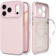 Rožinis dėklas Apple iPhone 17 Pro / 18 Pro telefonui "Tech-Protect Uniq Magsafe CC"
