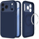 Mėlynas dėklas Apple iPhone 17 Pro / 18 Pro telefonui "Tech-Protect Uniq Magsafe CC"