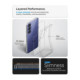 Skaidrus dėklas Samsung Galaxy S26 FE telefonui "Spigen Ultra Hybrid"