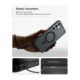 Matinis juodas dėklas Samsung Galaxy S26 FE telefonui "Spigen Ultra Hybrid MAG Magsafe"
