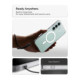 Skaidrus (Baltas) dėklas Samsung Galaxy S26 FE telefonui "Spigen Ultra Hybrid Mag Magsafe"