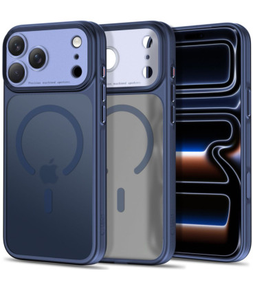 Matinis mėlynas dėklas Apple iPhone 17 Pro / 18 Pro telefonui "Tech-Protect MagPrime Magsafe CC"