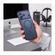 Matinis mėlynas dėklas Apple iPhone 17 Pro Max / 18 Pro Max telefonui "Tech-Protect MagPrime Magsafe CC"