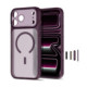 Matinis raudonas dėklas Apple iPhone 17 Pro Max / 18 Pro Max telefonui "Tech-Protect MagPrime Magsafe CC"