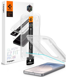Apsauginis grūdintas stiklas Samsung Galaxy S26 FE telefonui "Spigen Glas.TR EZ Fit Pro AC"