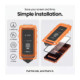Apsauginis grūdintas stiklas Apple iPhone 17 Pro Max / 18 Pro Max telefonui "Tech-Protect Quick Set+ 2-Pack"