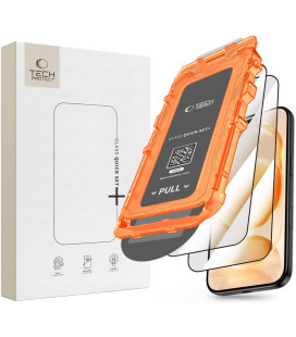 Apsauginis grūdintas stiklas Apple iPhone 17 Pro / 18 Pro telefonui "Tech-Protect Quick Set+ 2-Pack"