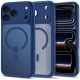 Matinis mėlynas dėklas Apple iPhone 17 Pro Max / 18 Pro Max telefonui "Tech-Protect MagPeak Magsafe CC"