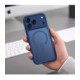 Matinis mėlynas dėklas Apple iPhone 17 Pro / 18 Pro telefonui "Tech-Protect MagPeak Magsafe CC"