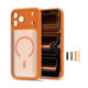 Matinis oranžinis dėklas Apple iPhone 17 Pro Max / 18 Pro Max telefonui "Tech-Protect MagPeak Magsafe CC"