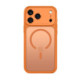 Matinis oranžinis dėklas Apple iPhone 17 Pro Max / 18 Pro Max telefonui "Tech-Protect MagPeak Magsafe CC"