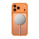 Matinis oranžinis dėklas Apple iPhone 17 Pro Max / 18 Pro Max telefonui "Tech-Protect MagPeak Magsafe CC"