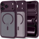 Matinis raudonas dėklas Apple iPhone 17 Pro / 18 Pro telefonui "Tech-Protect MagPeak Magsafe CC"