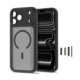 Matinis juodas dėklas Apple iPhone 17 Pro / 18 Pro telefonui "Tech-Protect MagPeak Magsafe CC"