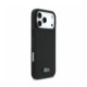 Juodas dėklas Apple iPhone 18 Pro Max telefonui "Lacoste PVC Iconic Petit Pique Metal Logo MagSafe Case"
