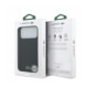 Juodas dėklas Apple iPhone 18 Pro Max telefonui "Lacoste PVC Iconic Petit Pique Metal Logo MagSafe Case"