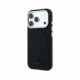Juodas dėklas Apple iPhone 18 Pro Max telefonui "Lacoste PVC Petit Pique Semi Wrap Embossed MagSafe Case"