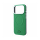 Žalias dėklas Apple iPhone 18 Pro Max telefonui "Lacoste PVC Petit Pique Semi Wrap Embossed MagSafe Case"