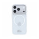 Skaidrus dėklas Apple iPhone 18 Pro Max telefonui "Lacoste IML Frosted Petit Pique Metal Logo MagSafe Case"