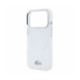 Skaidrus dėklas Apple iPhone 18 Pro Max telefonui "Lacoste IML Frosted Petit Pique Metal Logo MagSafe Case"