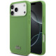 Žalias dėklas Apple iPhone 18 Pro Max telefonui "Lacoste PVC Iconic Petit Pique Metal Logo MagSafe Case"