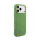 Žalias dėklas Apple iPhone 18 Pro Max telefonui "Lacoste PVC Iconic Petit Pique Metal Logo MagSafe Case"