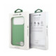 Žalias dėklas Apple iPhone 18 Pro Max telefonui "Lacoste PVC Iconic Petit Pique Metal Logo MagSafe Case"