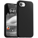 Juodas dėklas Apple iPhone 16e / 17e telefonui "Mercury Pure Magsafe Silicon Case"