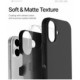 Juodas dėklas Apple iPhone 16e / 17e telefonui "Mercury Pure Magsafe Silicon Case"