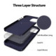 Mėlynas dėklas Apple iPhone 16e / 17e telefonui "Mercury Pure Magsafe Silicon Case"