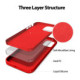 Raudonas dėklas Apple iPhone 16e / 17e telefonui "Mercury Pure Magsafe Silicon Case"