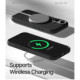 Juodas dėklas Apple iPhone 16e / 17e telefonui "Mercury Pure Magsafe Silicon Case"