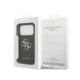 Pilkas dėklas Apple iPhone 18 Pro telefonui "Guess PU 4G Metal Logo Case"