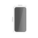 (Privacy) Apsauginis grūdintas stiklas Apple iPhone 18 Pro telefonui "Tech-Protect Quick Set Spy+ 2-Pack"