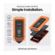 (Privacy) Apsauginis grūdintas stiklas Apple iPhone 18 Pro telefonui "Tech-Protect Quick Set Spy+ 2-Pack"