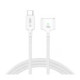 Baltas USB-C - Magsafe 3 140W 300cm laidas "Tech-Protect MMC01 Ultraboost Magnetic Macbook Cable"