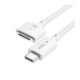 Baltas USB-C - Magsafe 3 140W 300cm laidas "Tech-Protect MMC01 Ultraboost Magnetic Macbook Cable"