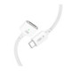 Baltas USB-C - Magsafe 3 140W 300cm laidas "Tech-Protect MMC01 Ultraboost Magnetic Macbook Cable"