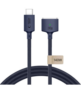 Mėlynas USB-C - Magsafe 3 140W 300cm laidas "Tech-Protect MMC01 Ultraboost Magnetic Macbook Cable"