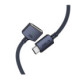 Mėlynas USB-C - Magsafe 3 140W 300cm laidas "Tech-Protect MMC01 Ultraboost Magnetic Macbook Cable"