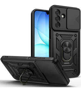 Juodas dėklas Samsung Galaxy A17 / A18 / A26 4G / 5G telefonui "Tech-Protect Camshield Pro"