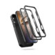 Juodas dėklas Apple iPhone 17 Pro Max / 18 Pro Max telefonui "Tech-Protect Kevlar Magsafe 2-Set"